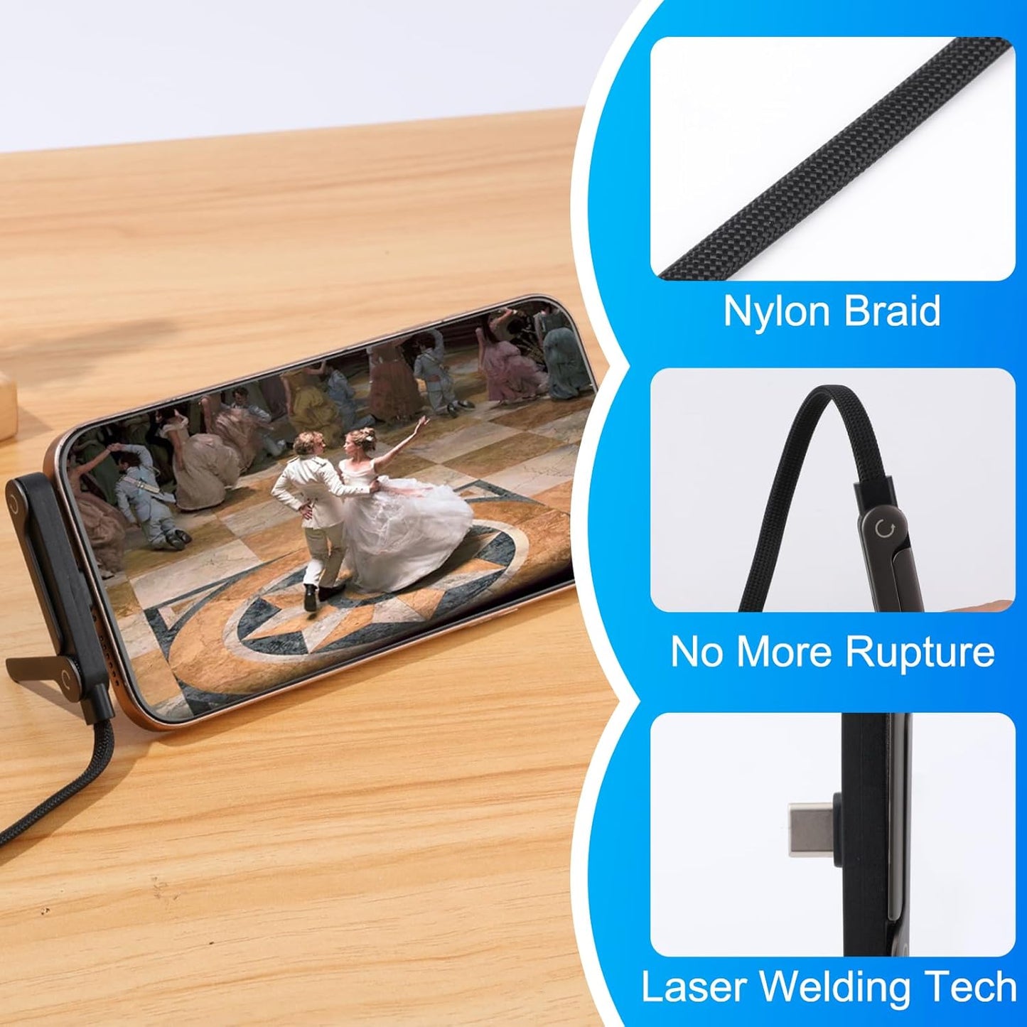 Sideways Phone Charger